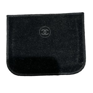 Chanel 100% Authentic Velvet Pouch for Foundation Makeup Compact Case